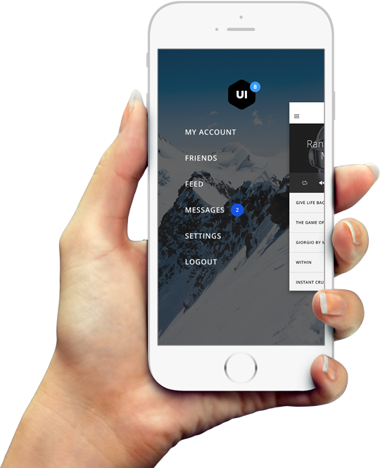 Hand Holding Phone Mockup